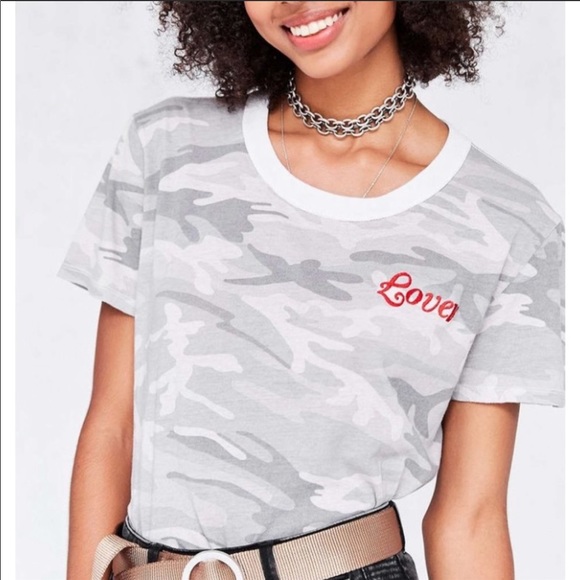 Urban Outfitters Tops - Urban Outfitters Camo “Lover” Ter